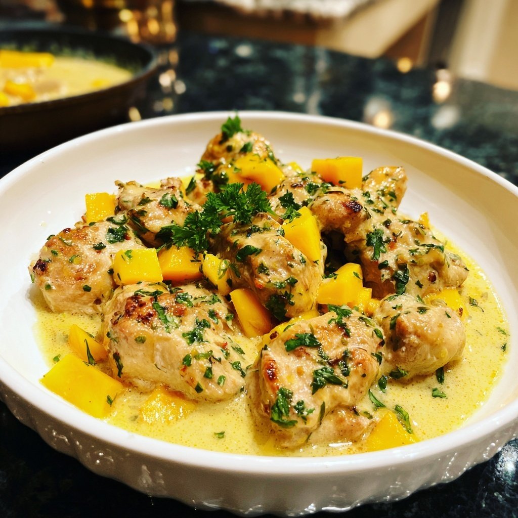 Mango Coconut Chicken Delight