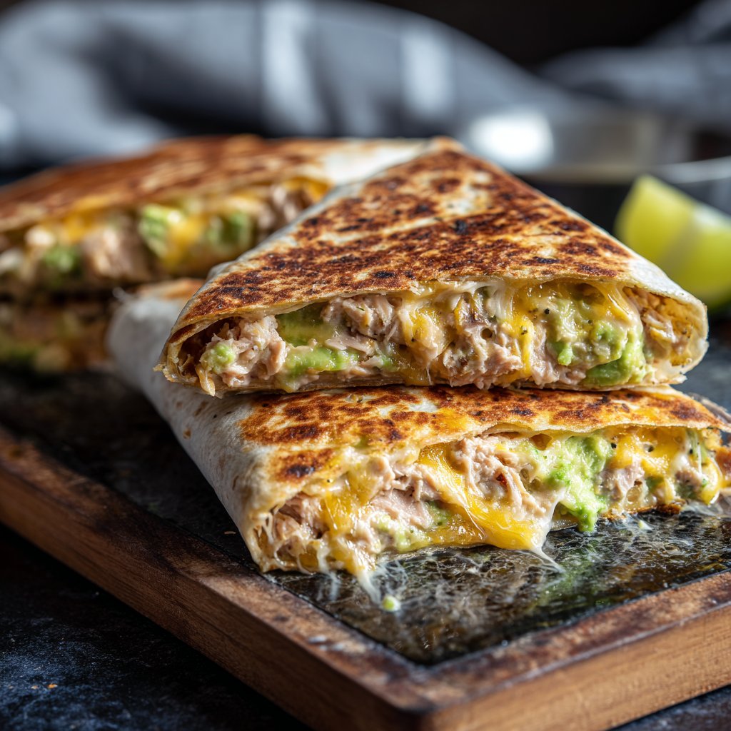 Avocado Tuna Melt Wrap