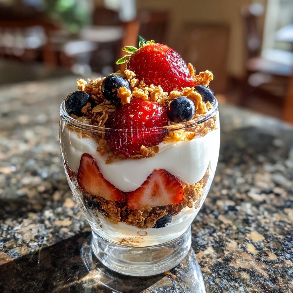 Fresh Berry and Yogurt Parfait