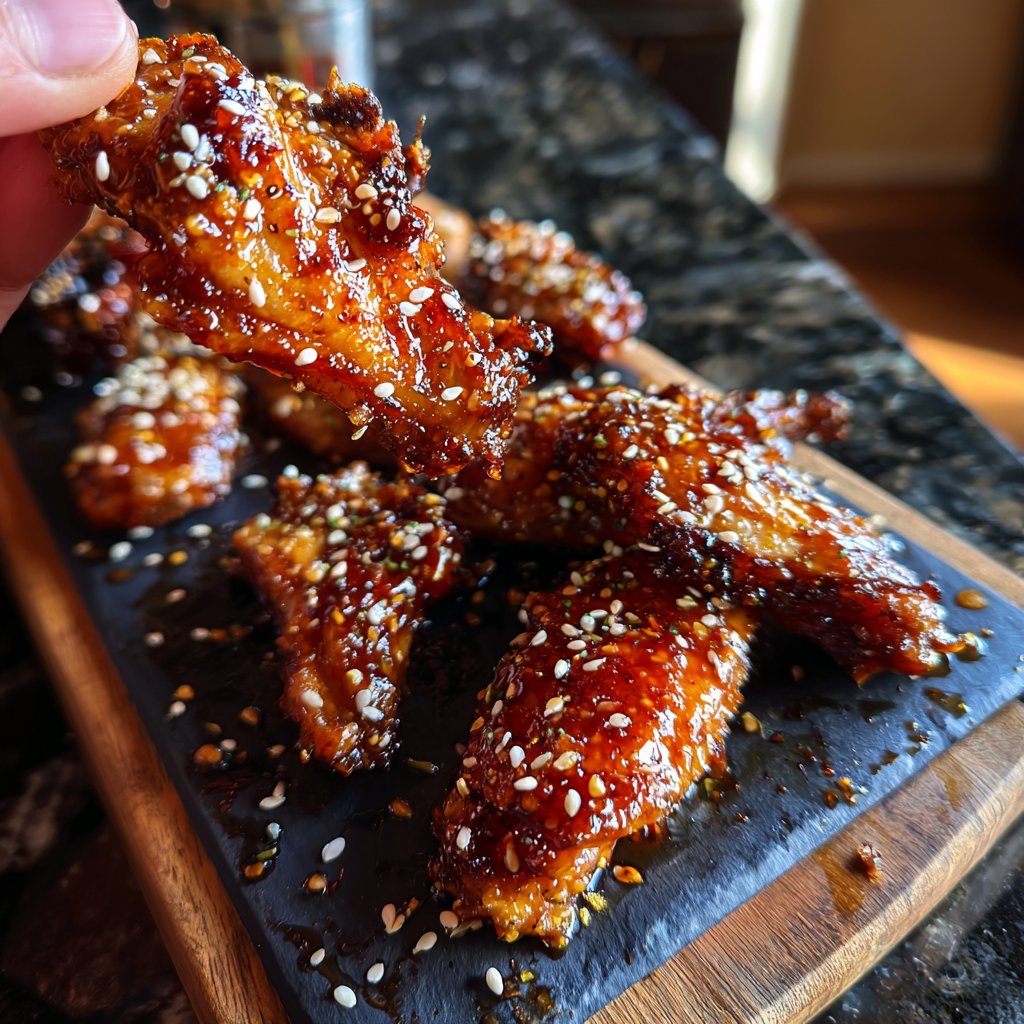 Honey Garlic Chicken Wings