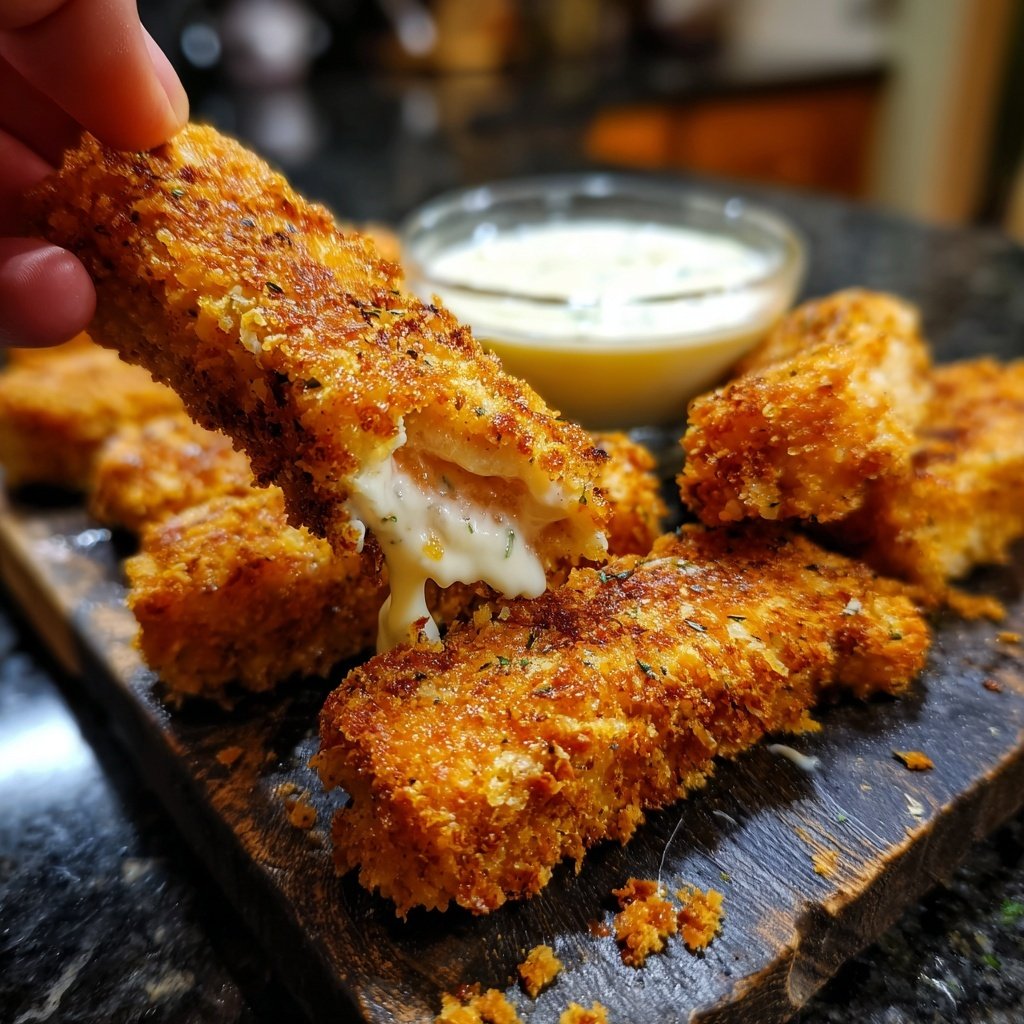 Crispy Battered Salmon Fingers